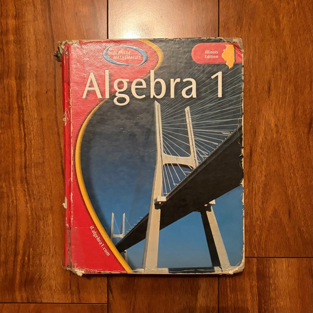 Glencoe Algebra 1 Illinois Edition‎ Textbook Mathematics School Book